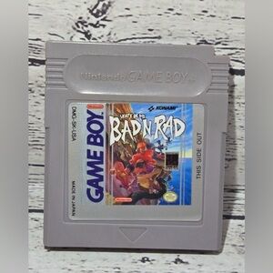 Nintendo Game Boy Skate Or Die Bad 'N Rad Authentic Tested & Working Konami 1990